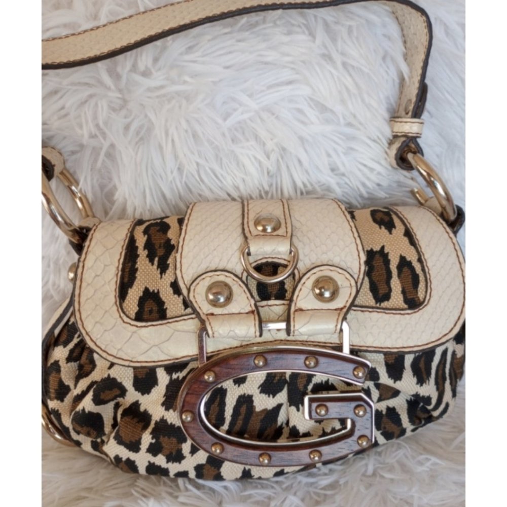 Guess hand bag leopard